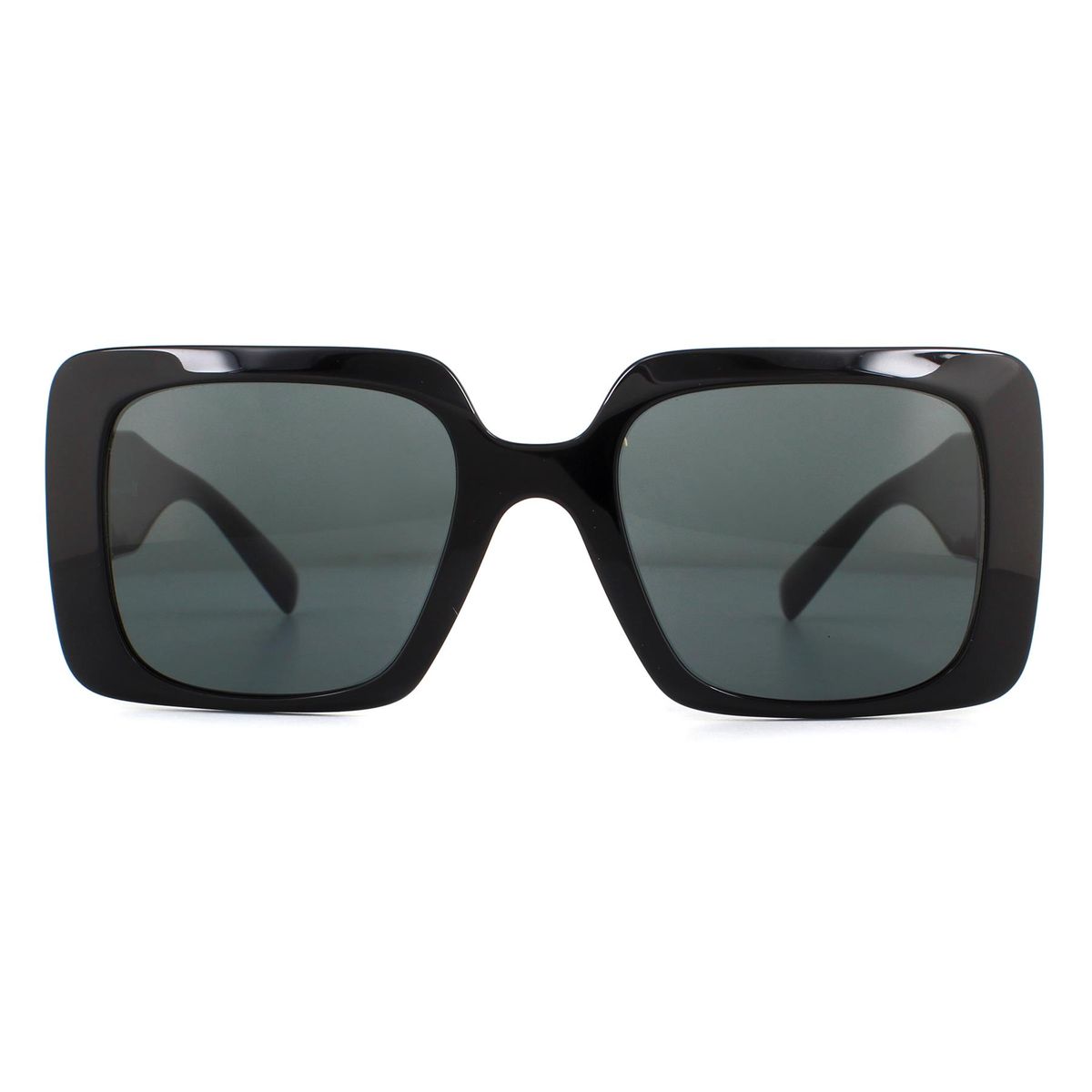 Oversize-Karree-Sonnenbrille mit Medusa-Medaillon