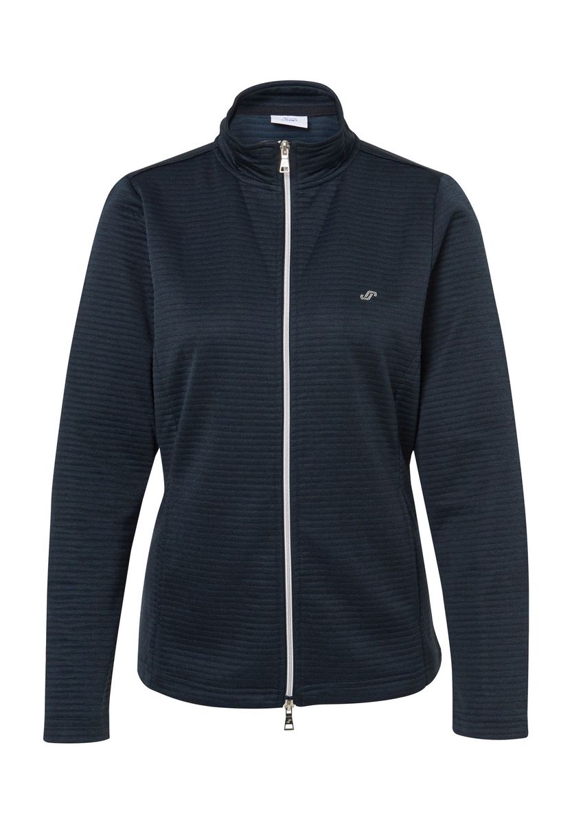 Strukturierte Trainingsjacke mit Reißverschluss