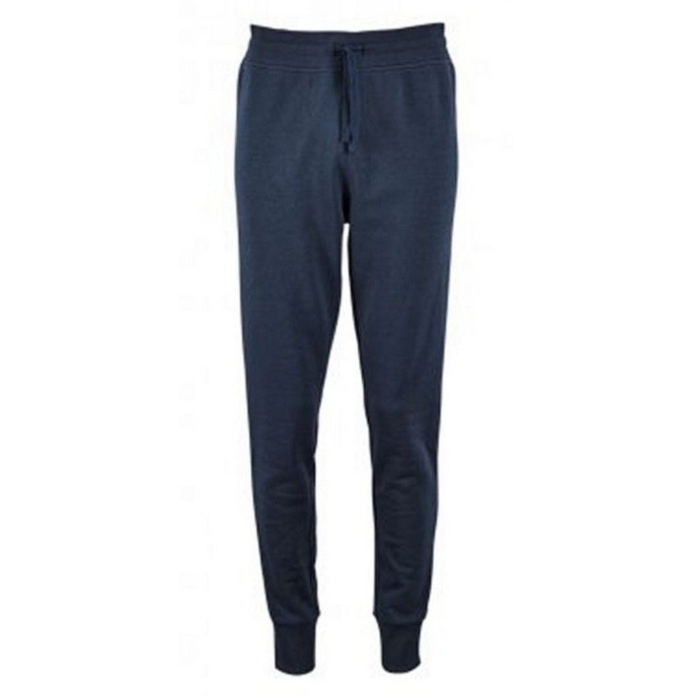 Slim Fit Jogginghose mit Rippbündchen
