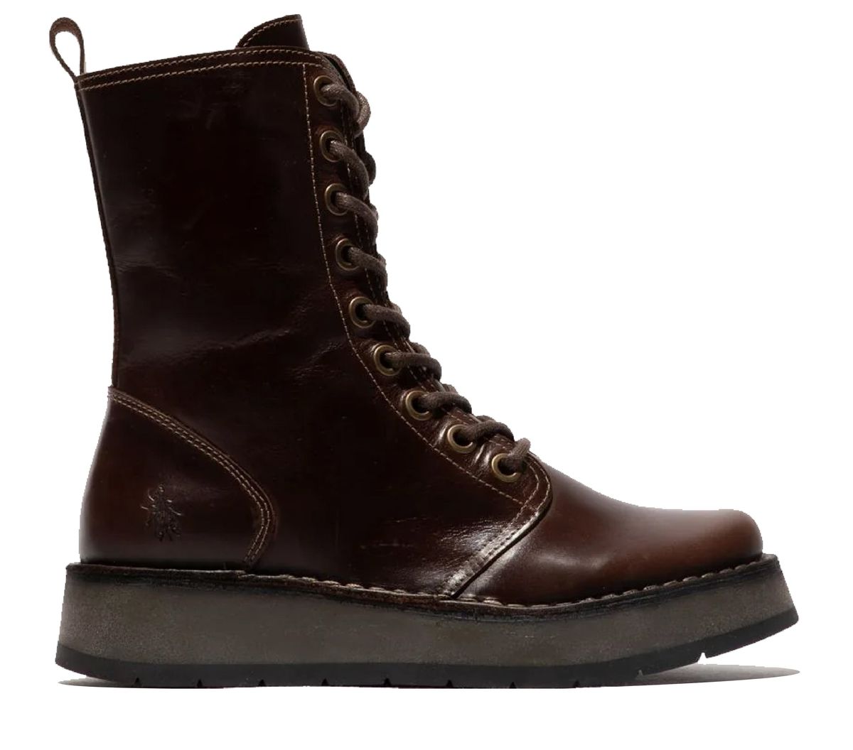 Lässige Lederstiefeletten mit Schnürung