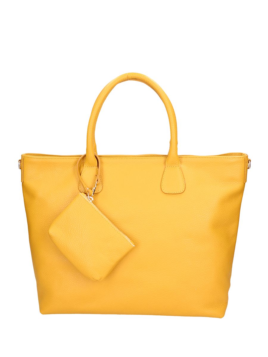 Gesteppte Leder-Beuteltasche