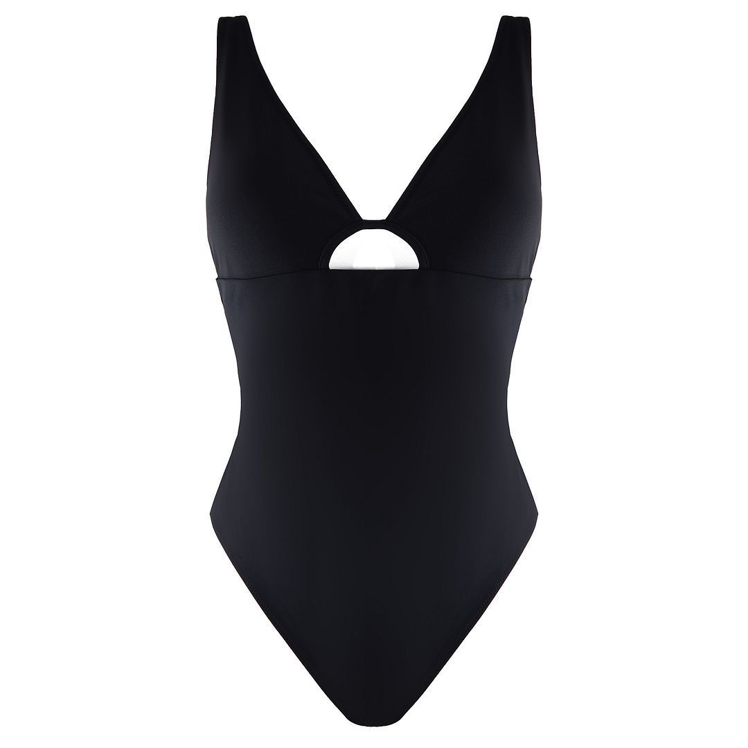 Einteiliger Badeanzug mit Cut-Out