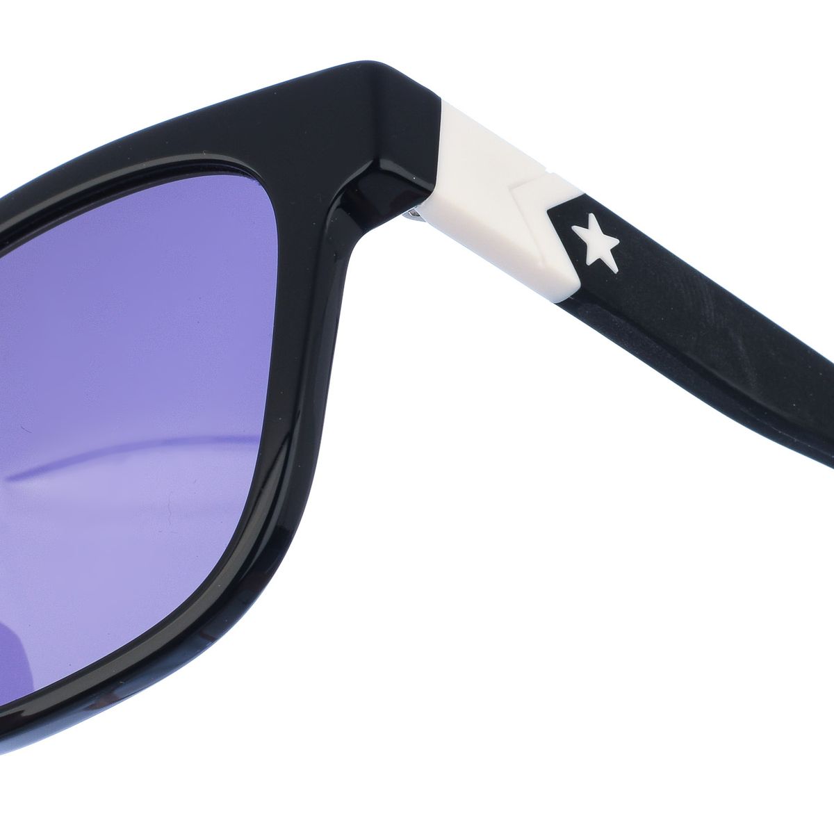 Quadratische Acetat-Sonnenbrille mit Sterndetail