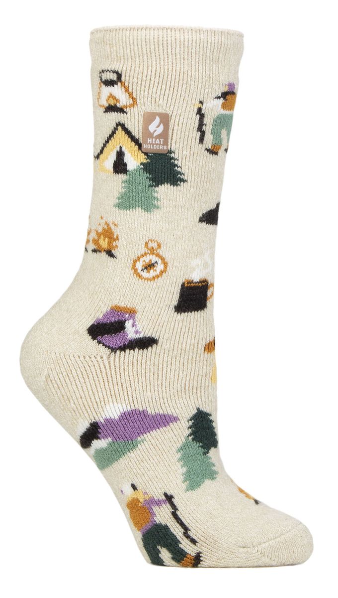 Wärmende Outdoor-Socken mit Naturmotiven