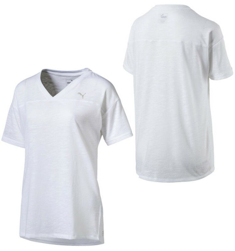 Lockeres Sportshirt mit V-Ausschnitt