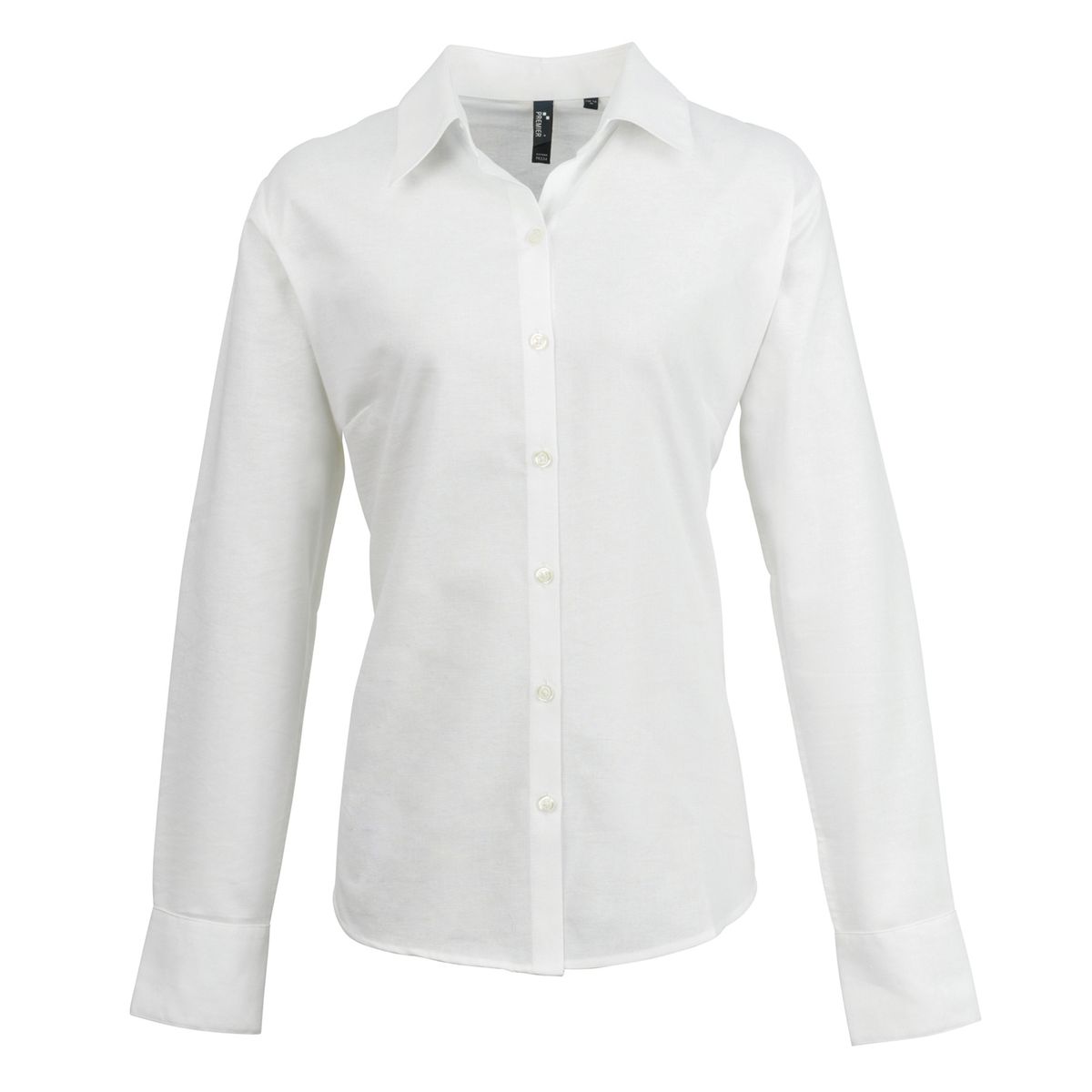 Klassische langärmlige Oxford-Bluse