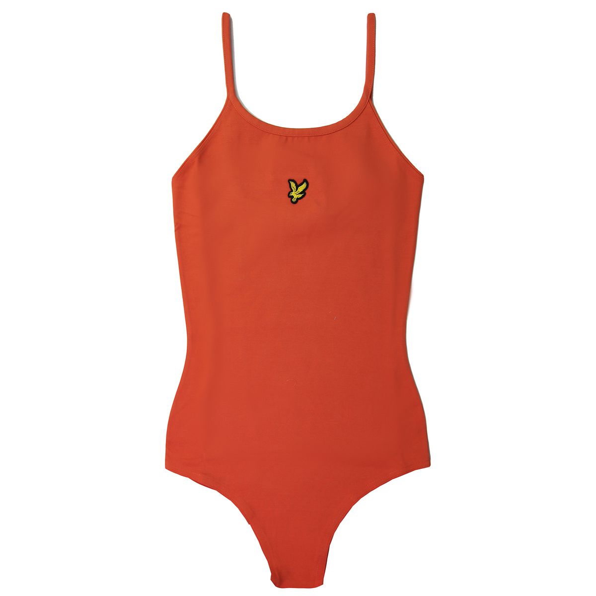 Minimalistischer Spaghetti-Träger Bodysuit