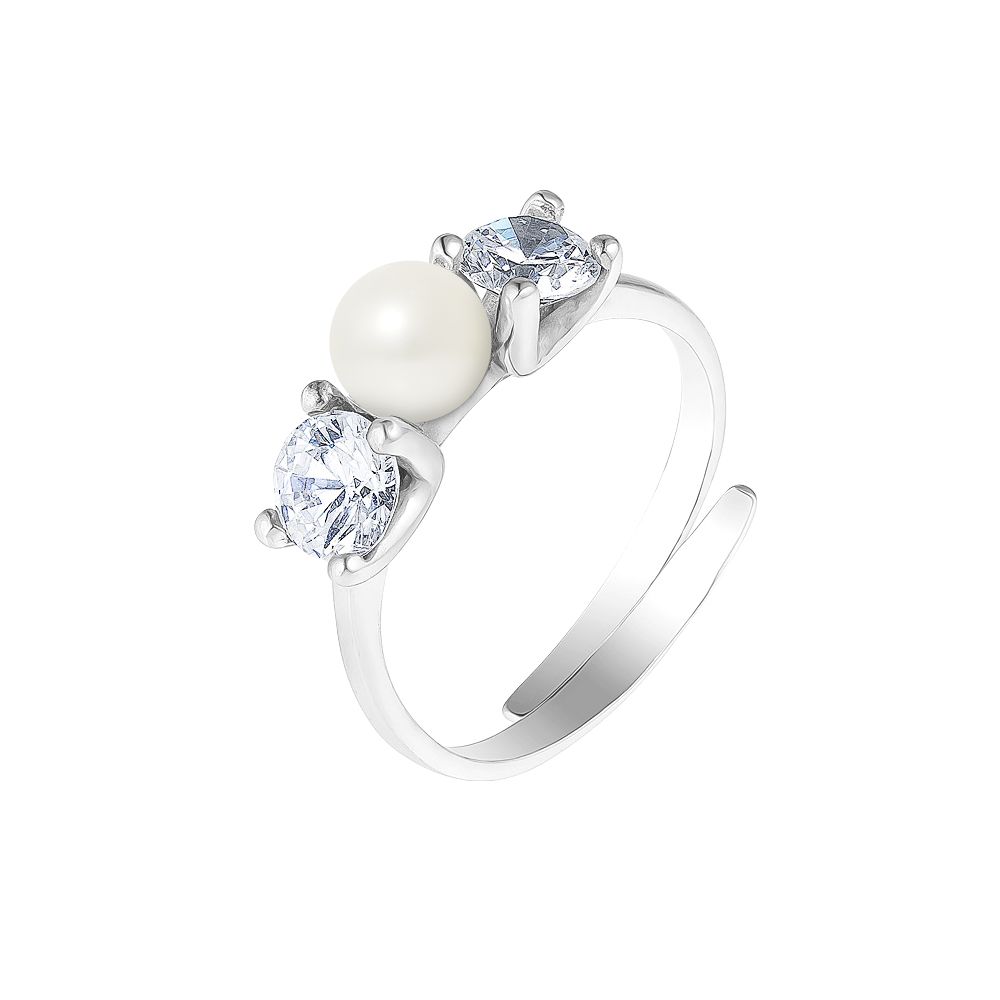 Dreisteiner Ring mit Süßwasserperle
