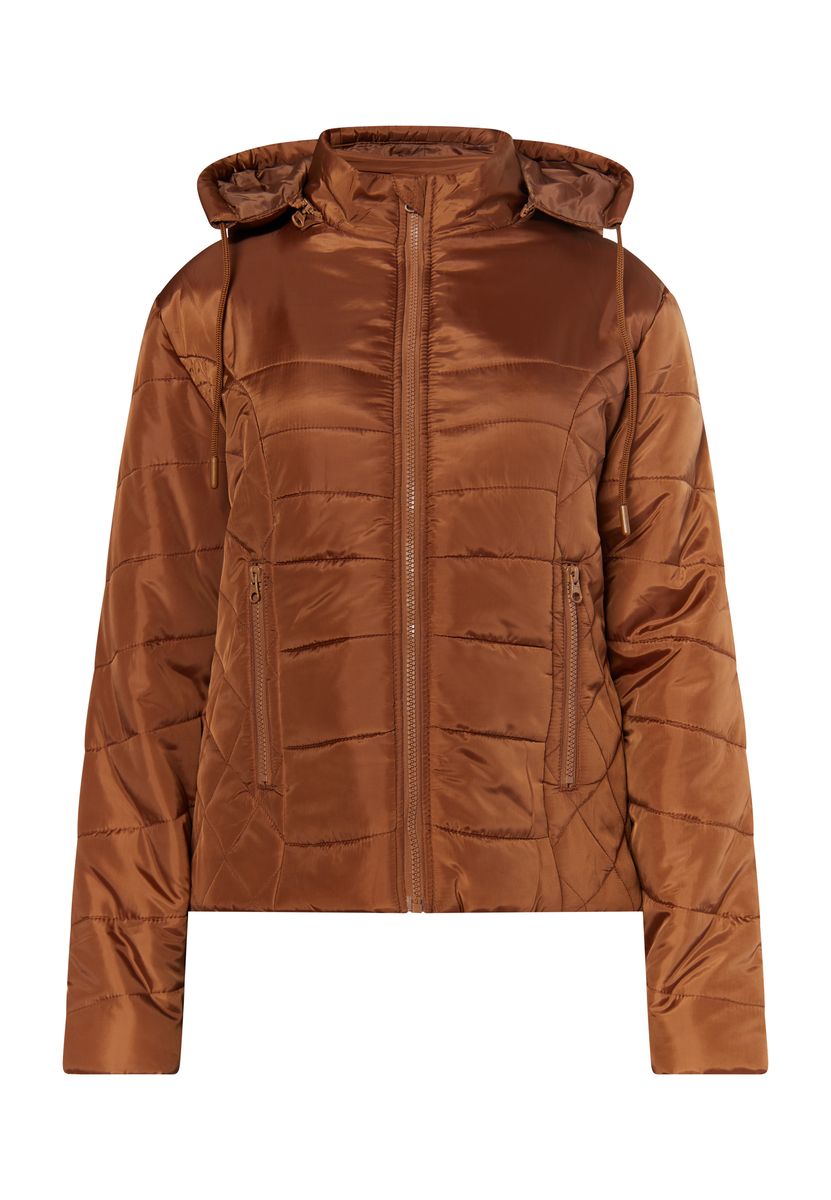 Leicht wattierte Steppjacke mit Kapuze