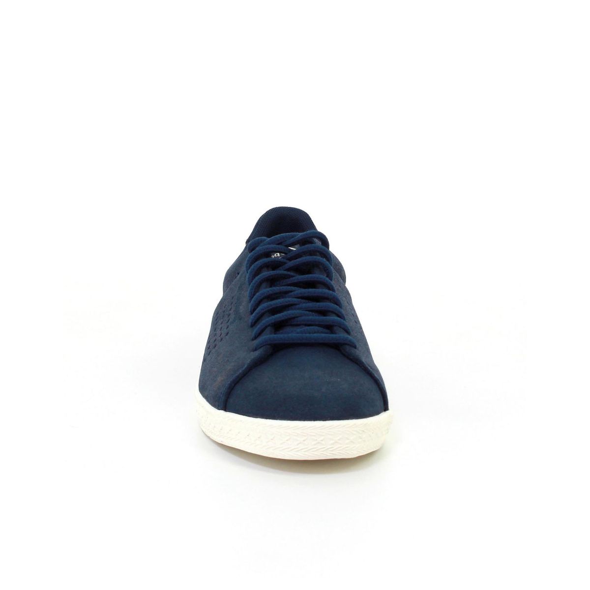 Perforierte Low-Top-Sneaker aus Wildleder