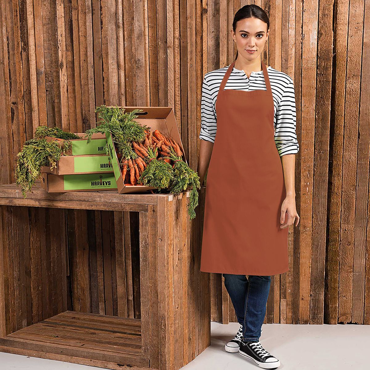 Professionelle Verstellbare Twill-Latzschürze