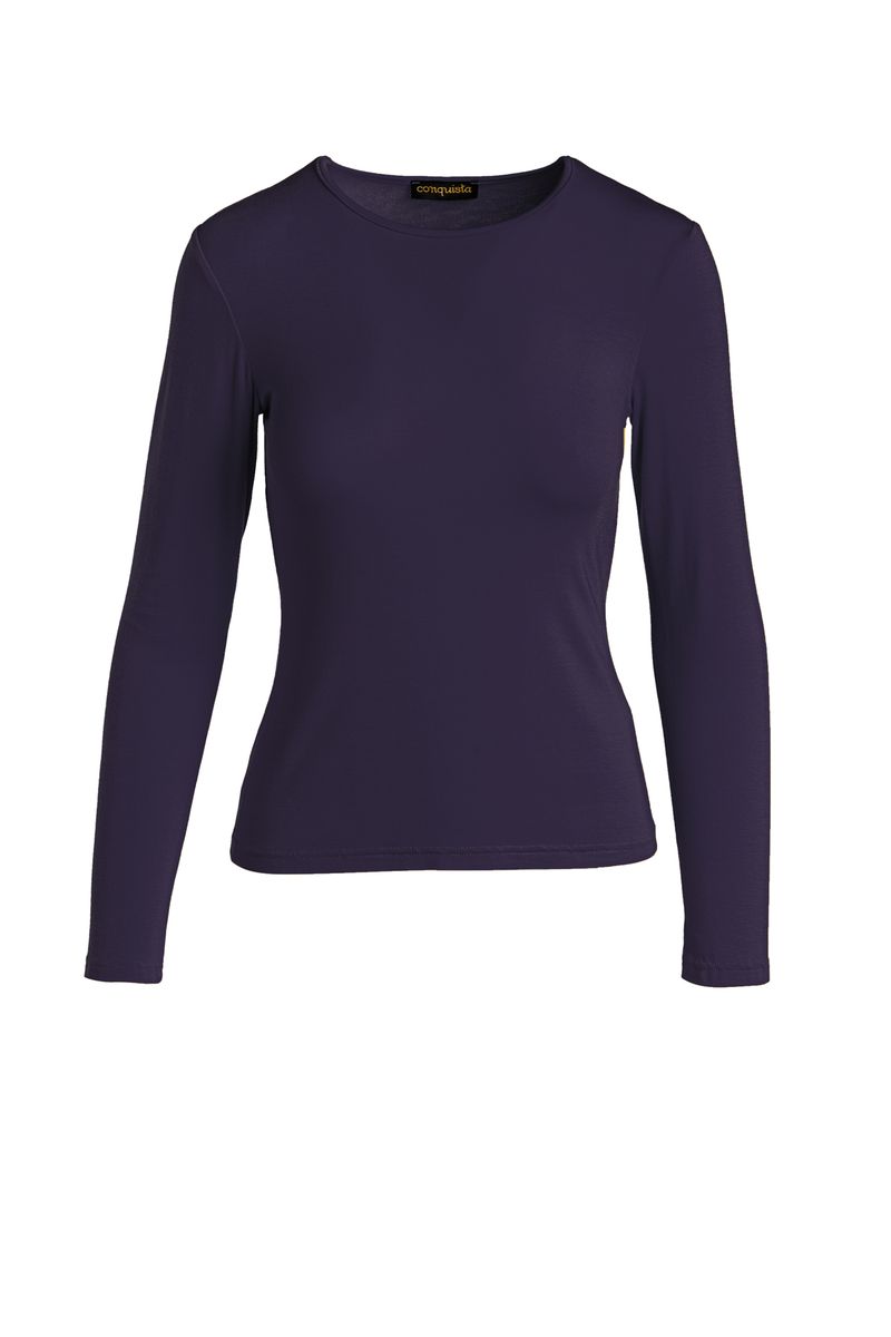 Klassisches langärmeliges Jersey-Top