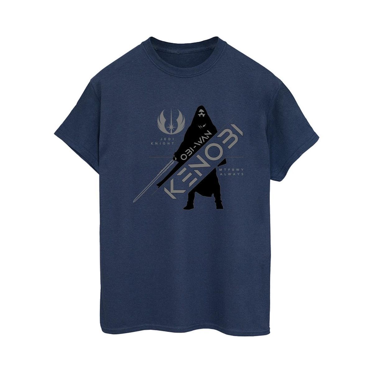 Obi-Wan Kenobi Grafik-Baumwoll-T-Shirt