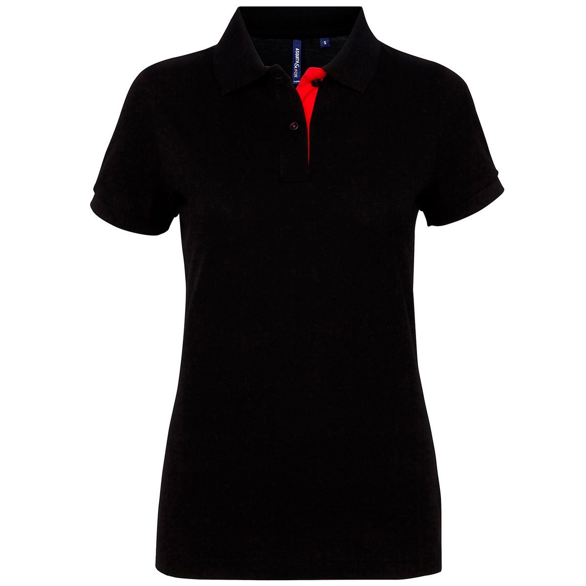 Kurzarm-Poloshirt mit Kontrastdetails