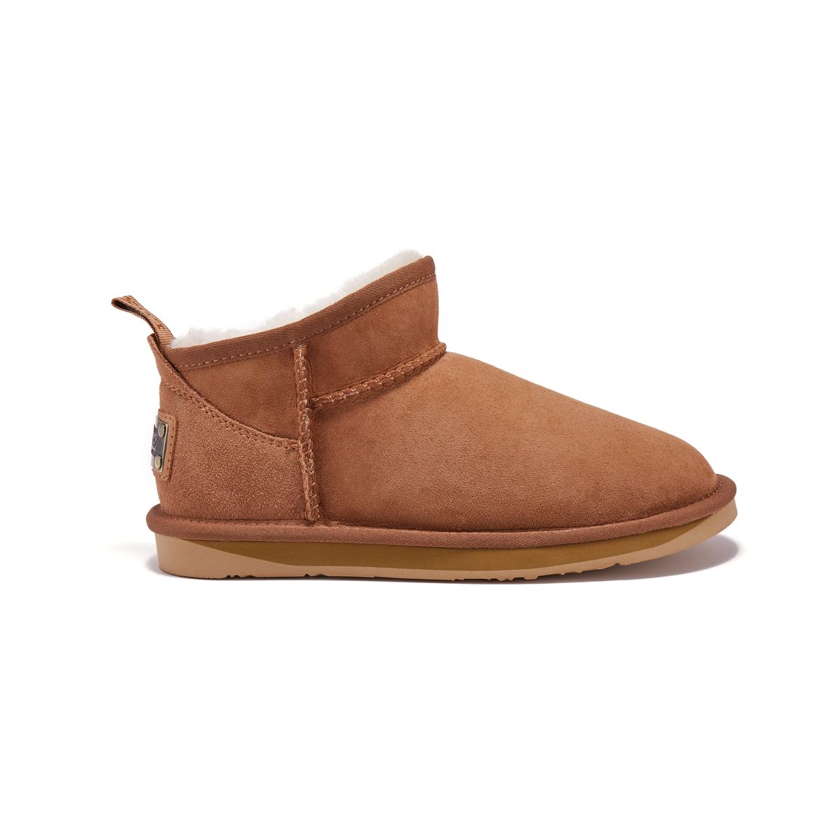 Ultra Kurze Lammfell-Stiefeletten