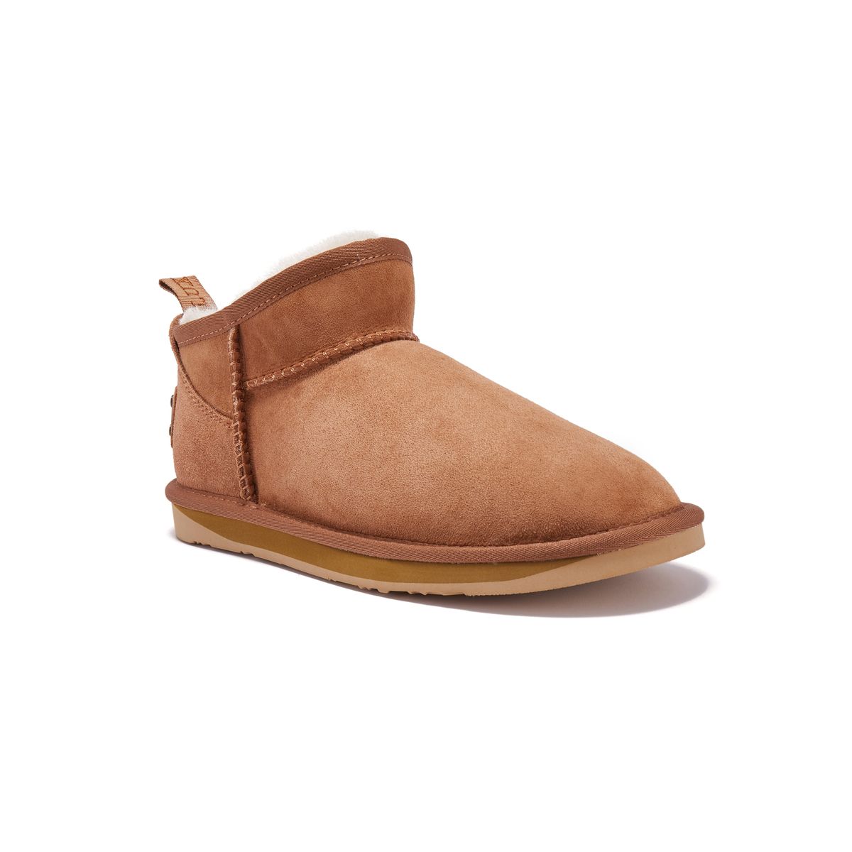 Ultra Kurze Lammfell-Stiefeletten