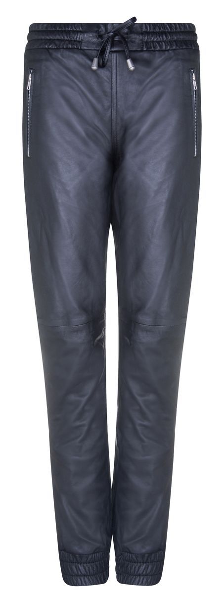 Jogginghose aus Nappaleder