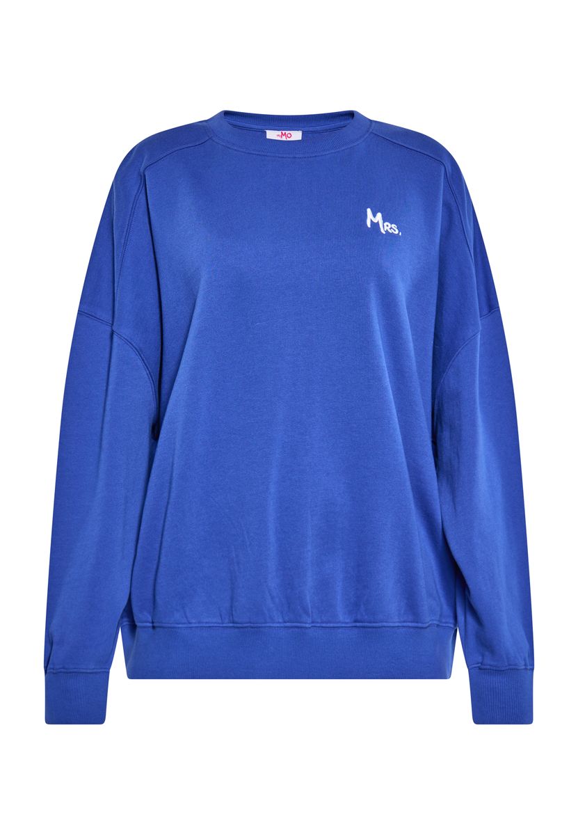 Oversized-Sweatshirt mit Varsity-Grafik
