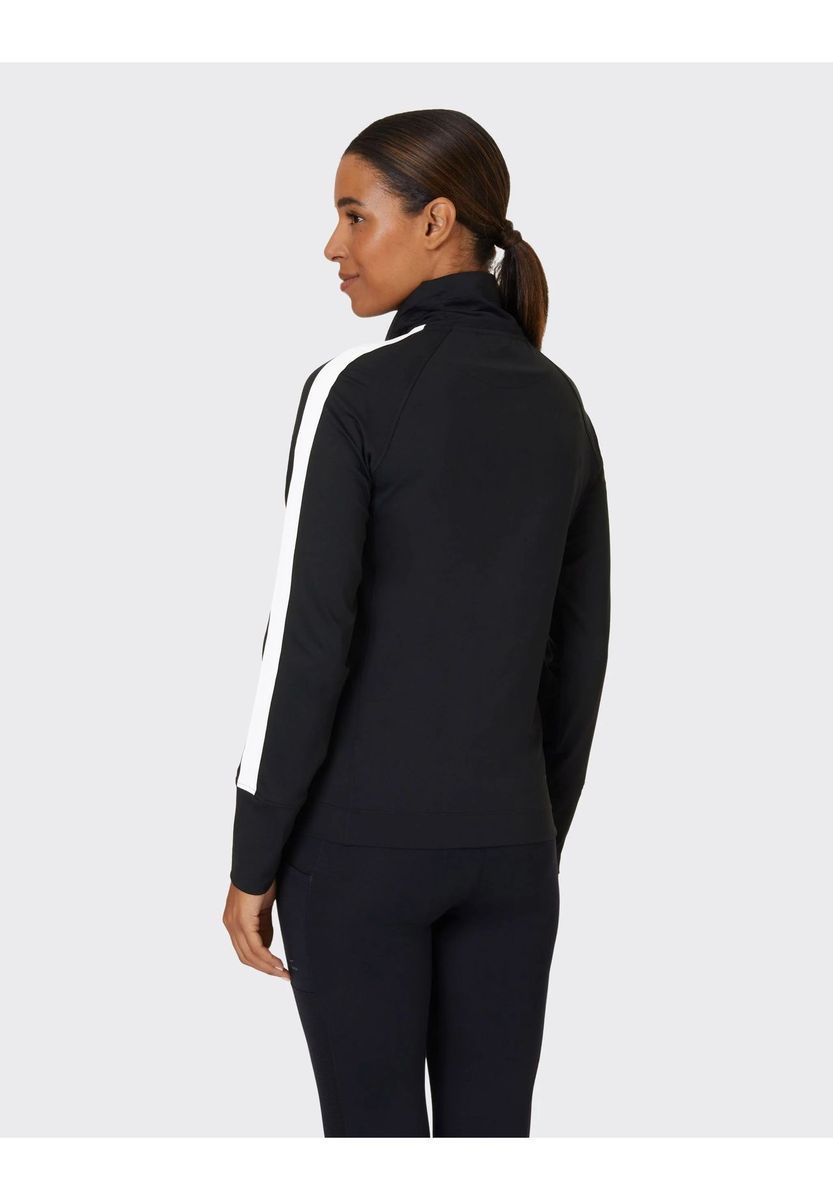 Sportlicher Zipper mit Kontraststreifen