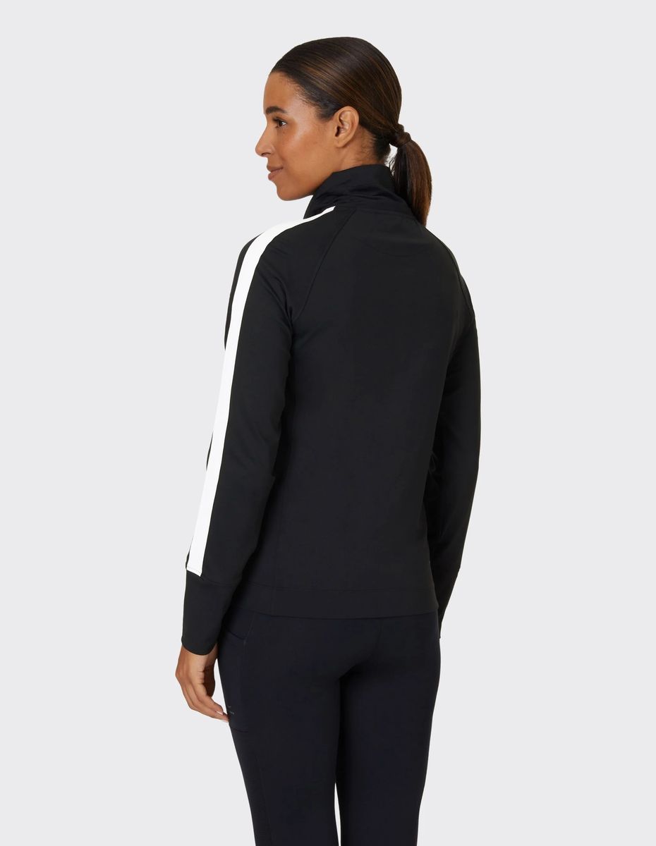 Sportlicher Zipper mit Kontraststreifen