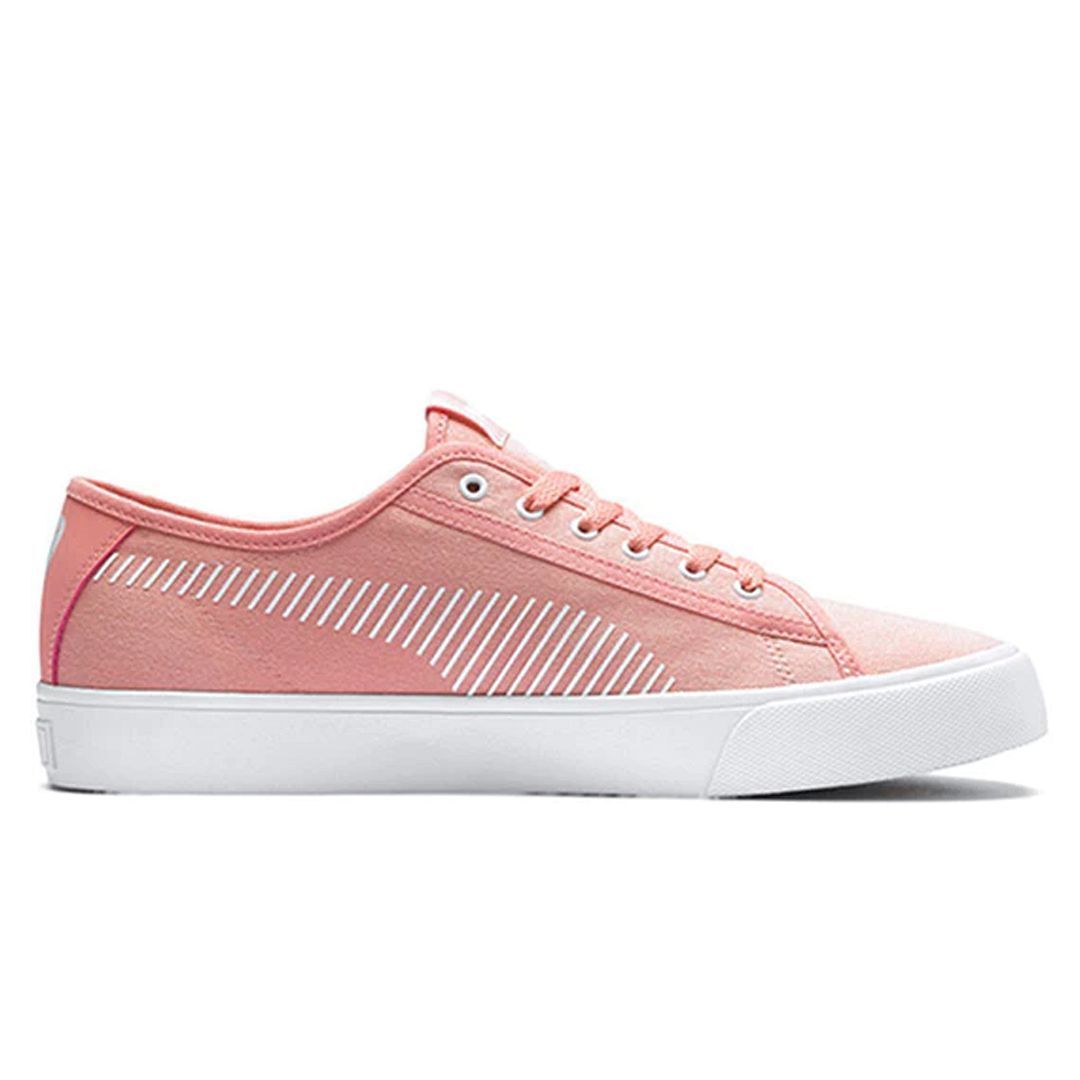 Low-Top Canvas-Sneaker mit Streifenmuster