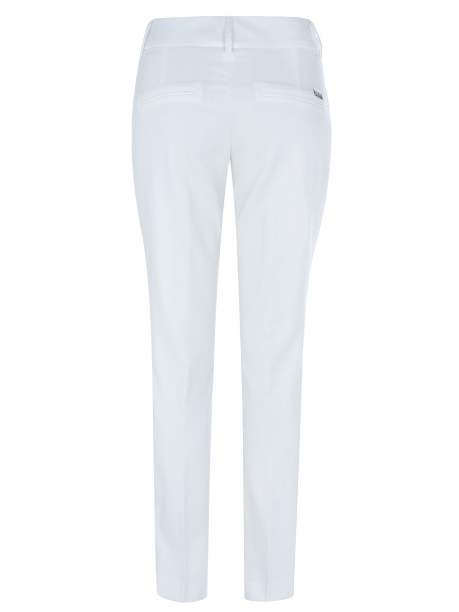 Schmal geschnittene Wollmischhose