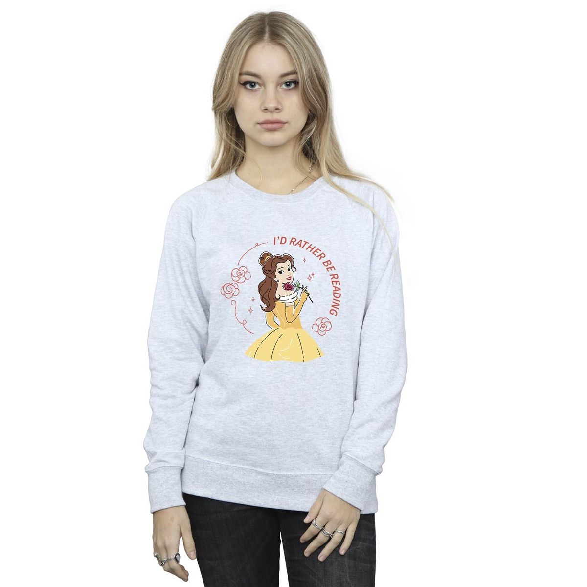 Sweatshirt mit Belle-Grafikprint