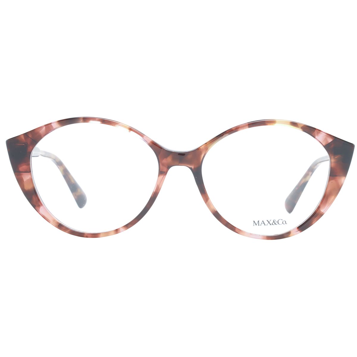 Elegante runde Brille in Schildpatt-Optik