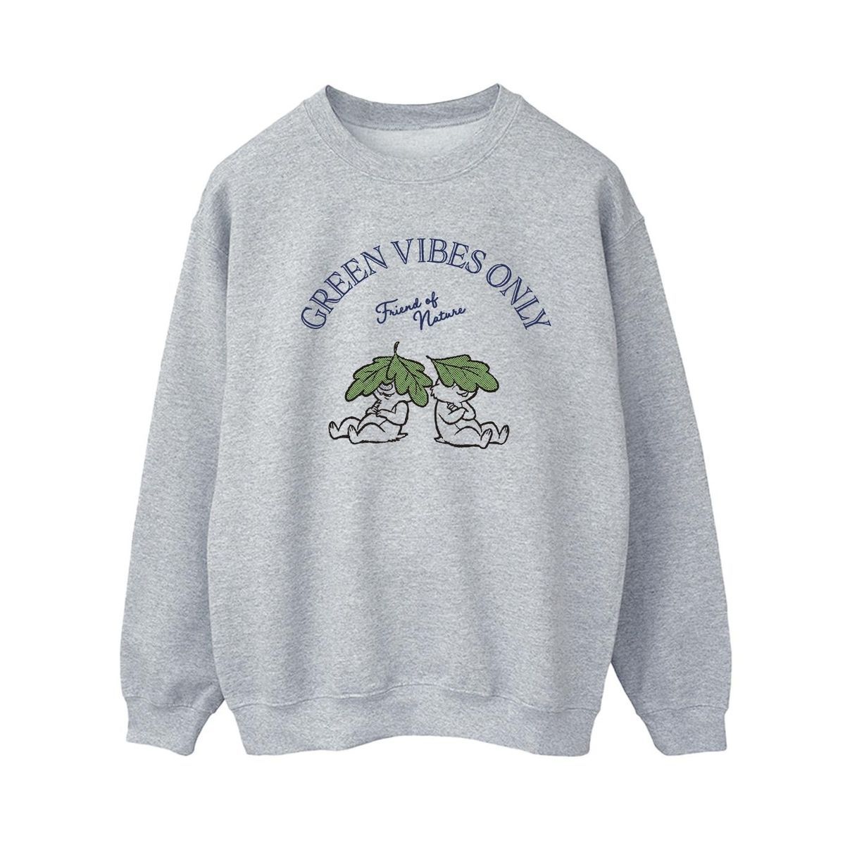 Crewneck-Sweatshirt mit Natur-Grafikprint