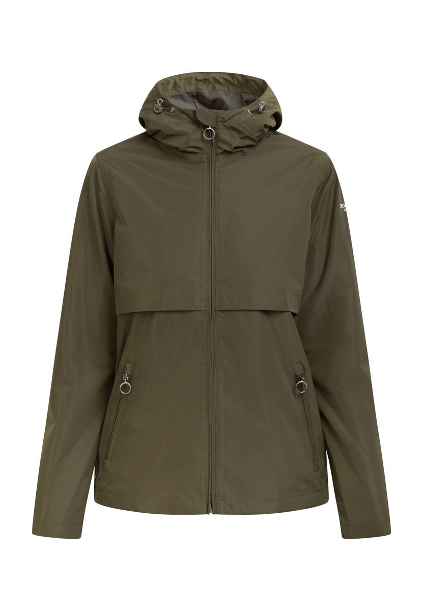Wasserdichte Übergangsjacke mit Kapuze