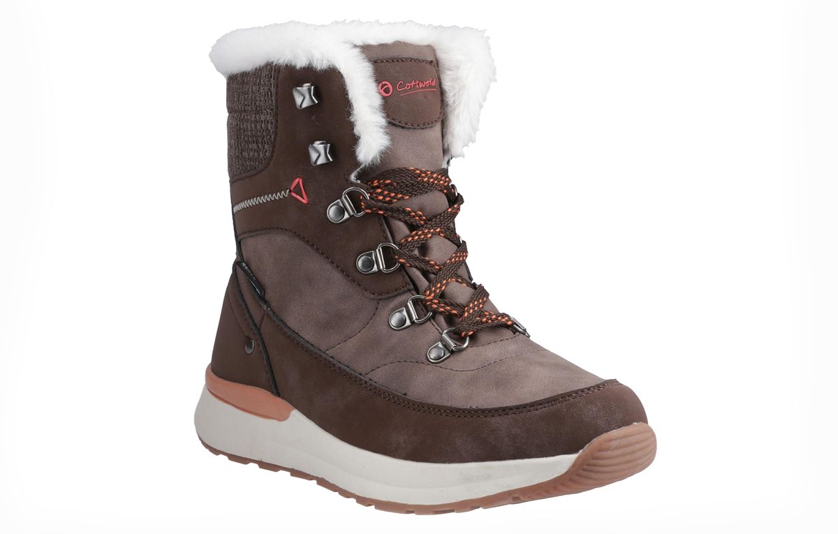 Wasserdichte Outdoorstiefel mit Fellfutter