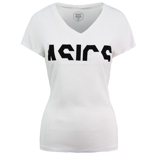 Grafik-T-Shirt mit V-Ausschnitt
