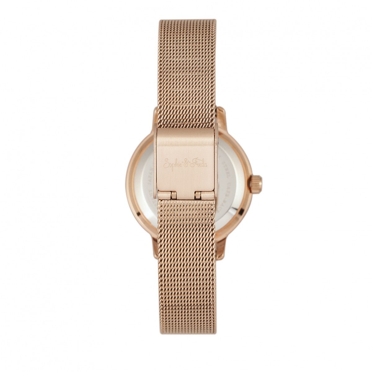 Elegante Swarovski-Uhr mit Mesh-Armband