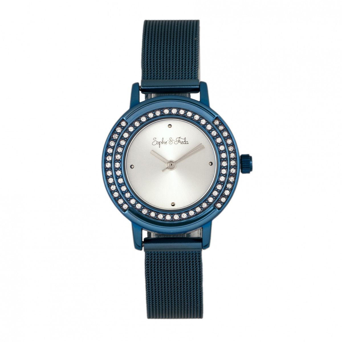 Elegante Swarovski-Uhr mit Mesh-Armband