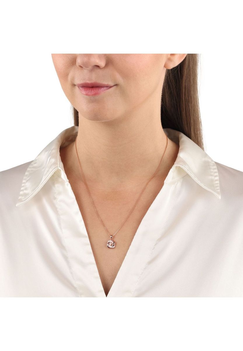 Elegante Halskette mit Knotenanhänger