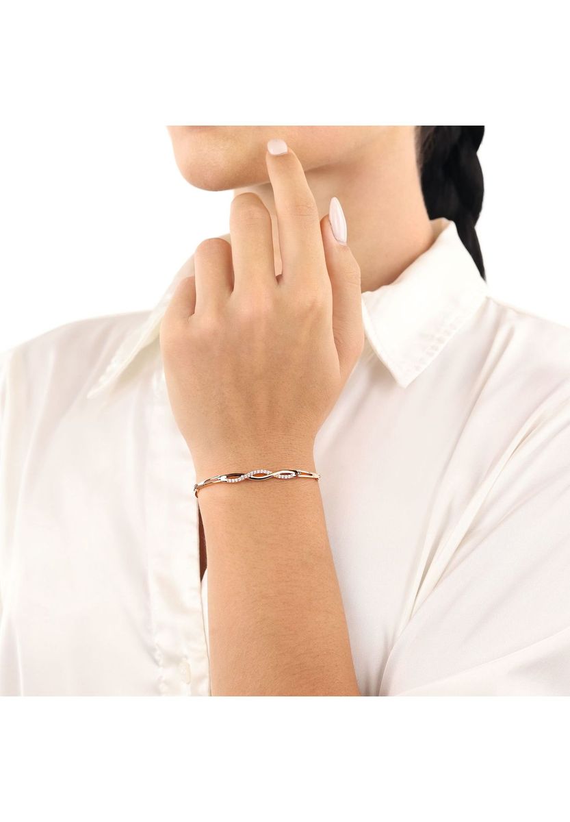 Armband mit Wellendesign Roségold