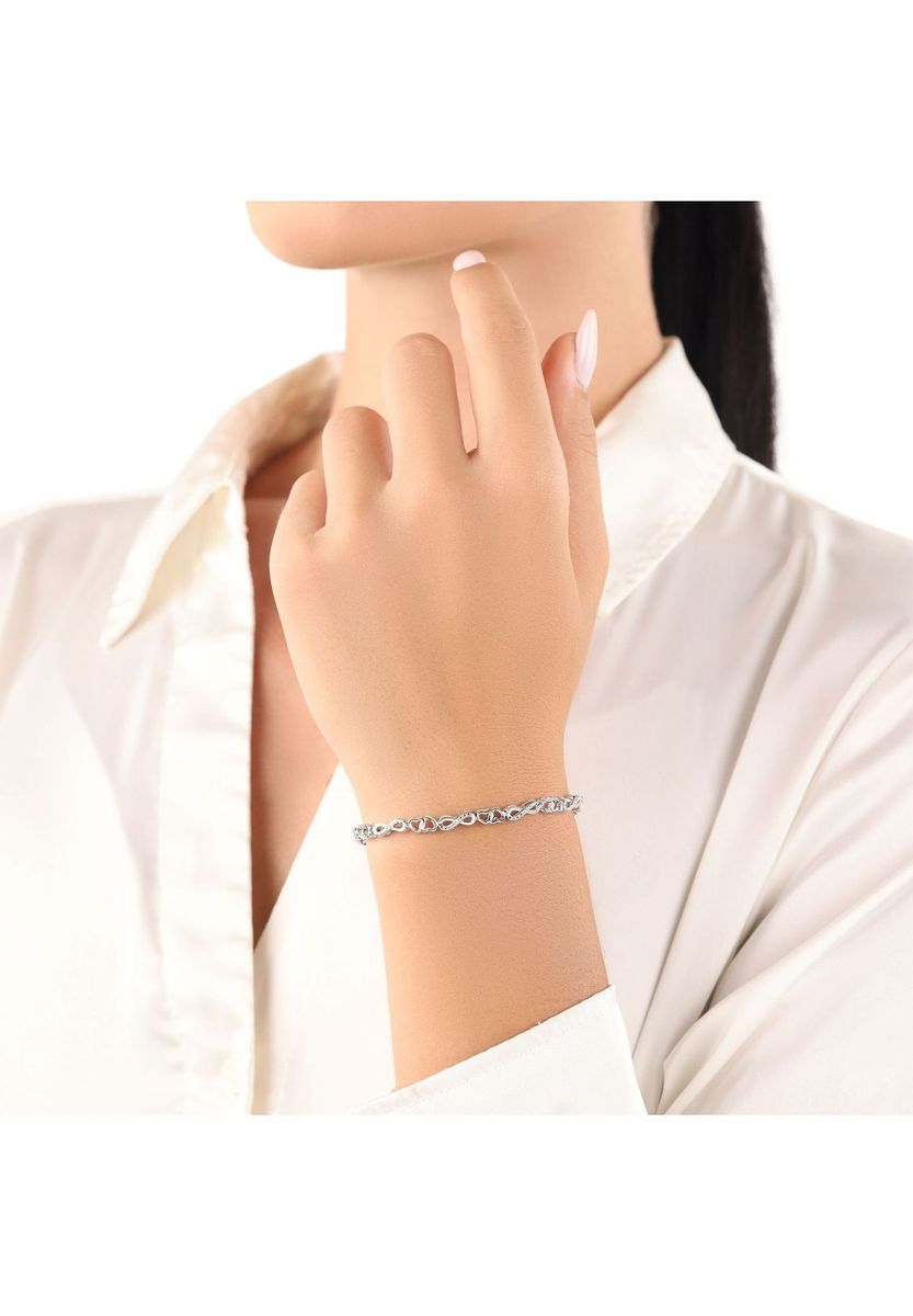 Romantisches Unendlichkeits-Herz-Armband