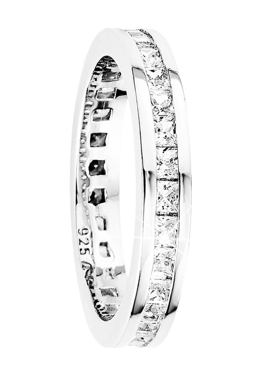 Funkelnder Zirkonia-Eternity-Ring