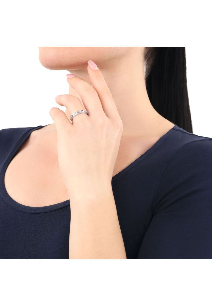 Funkelnder Zirkonia-Eternity-Ring