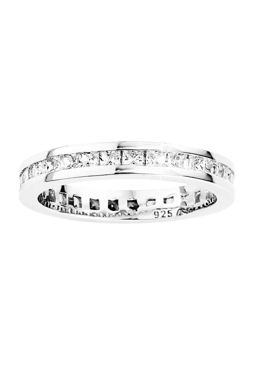 Funkelnder Zirkonia-Eternity-Ring