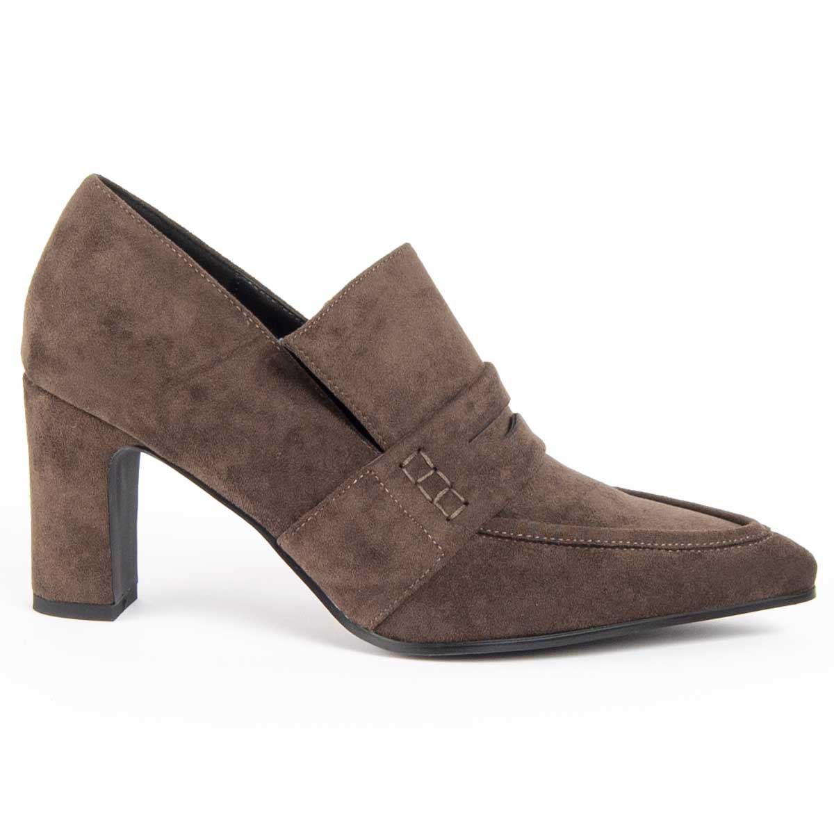 Spitze Loafer-Pumps
