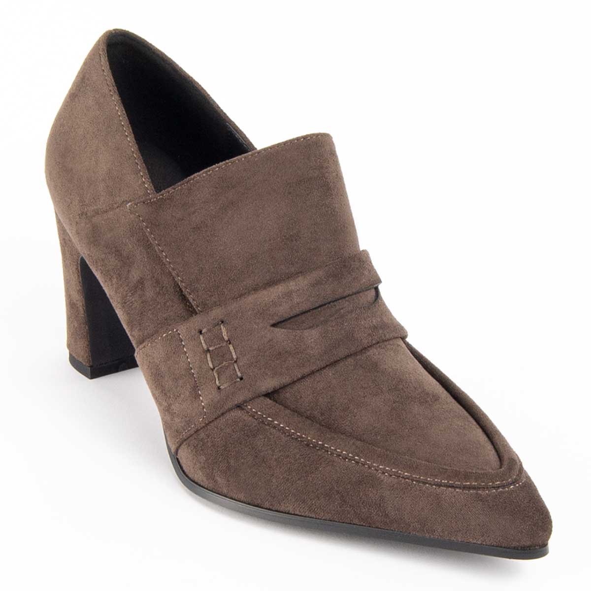 Spitze Loafer-Pumps