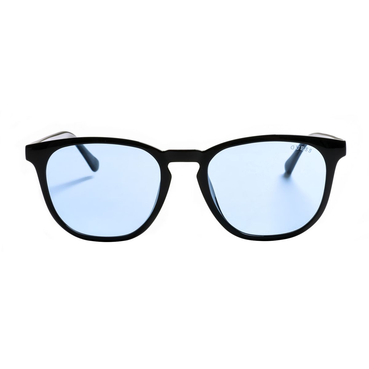 Runde Acetat-Sonnenbrille mit getönten Gläsern