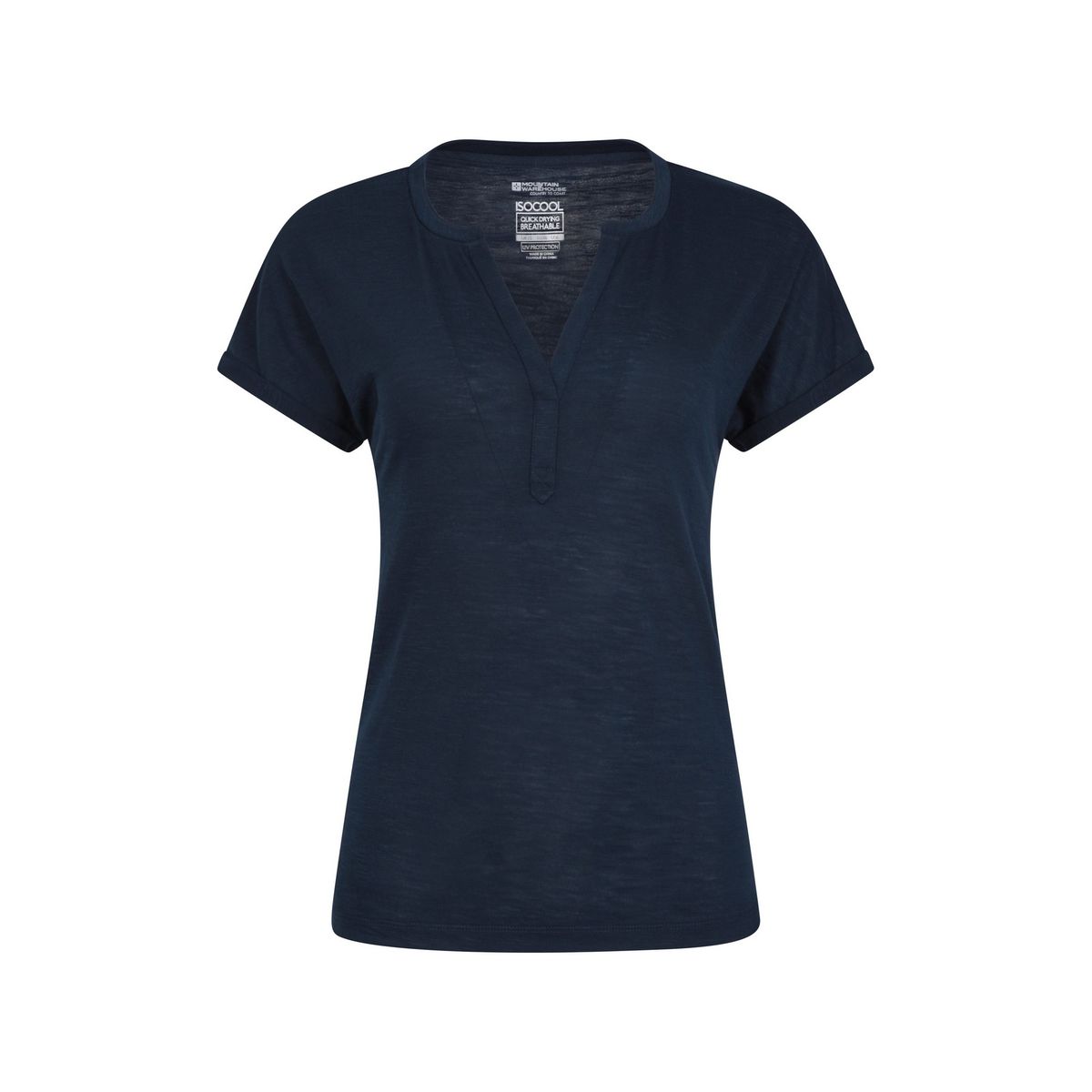 Leichtes schnelltrocknendes Slub-T-Shirt