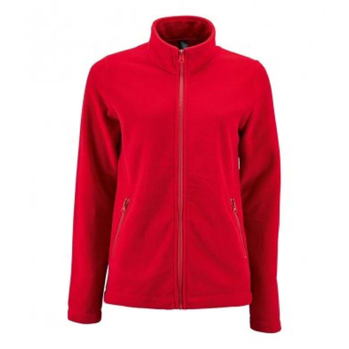 Taillierte Fleecejacke mit Reißverschluss