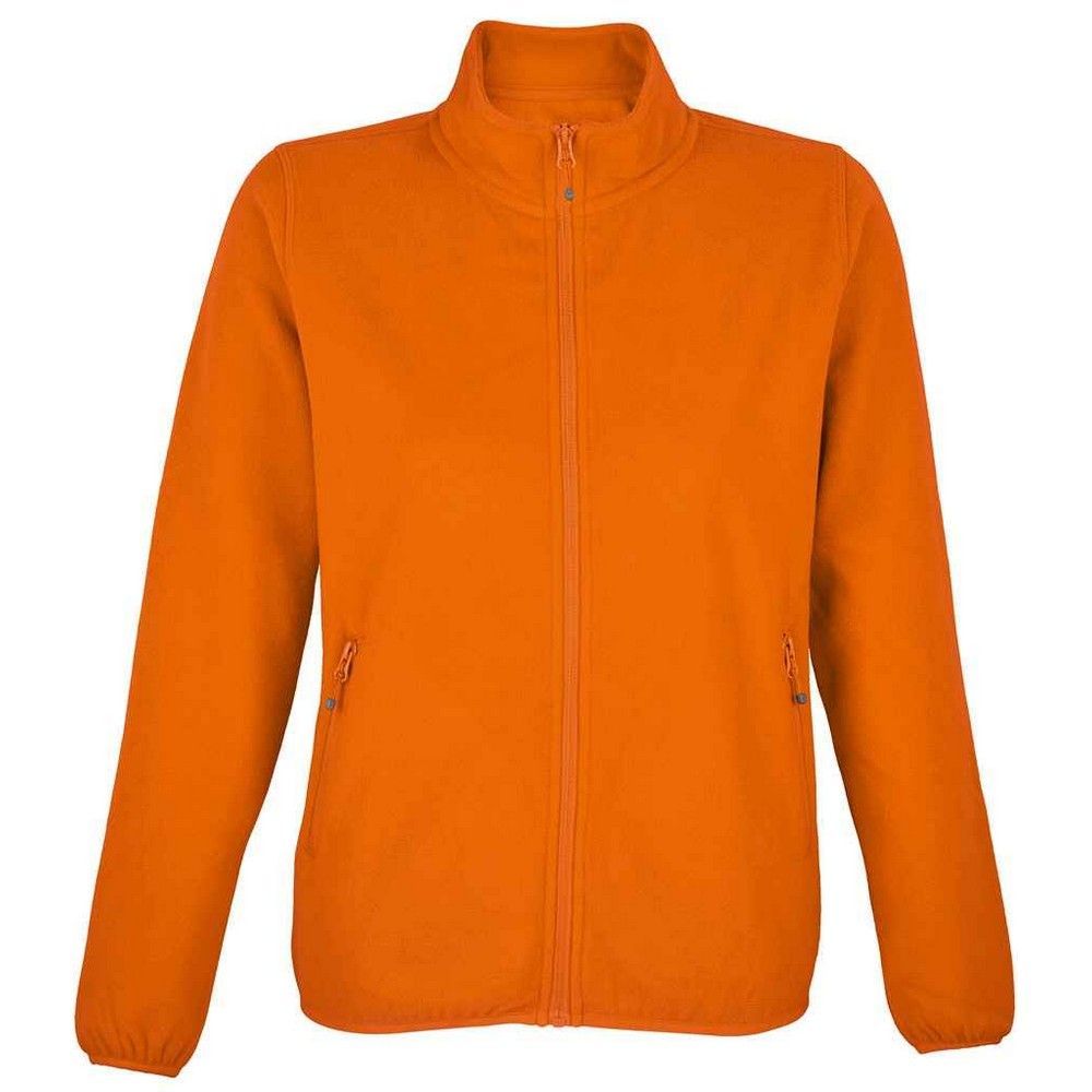 Recycelte Microfleece-Jacke mit Reißverschluss