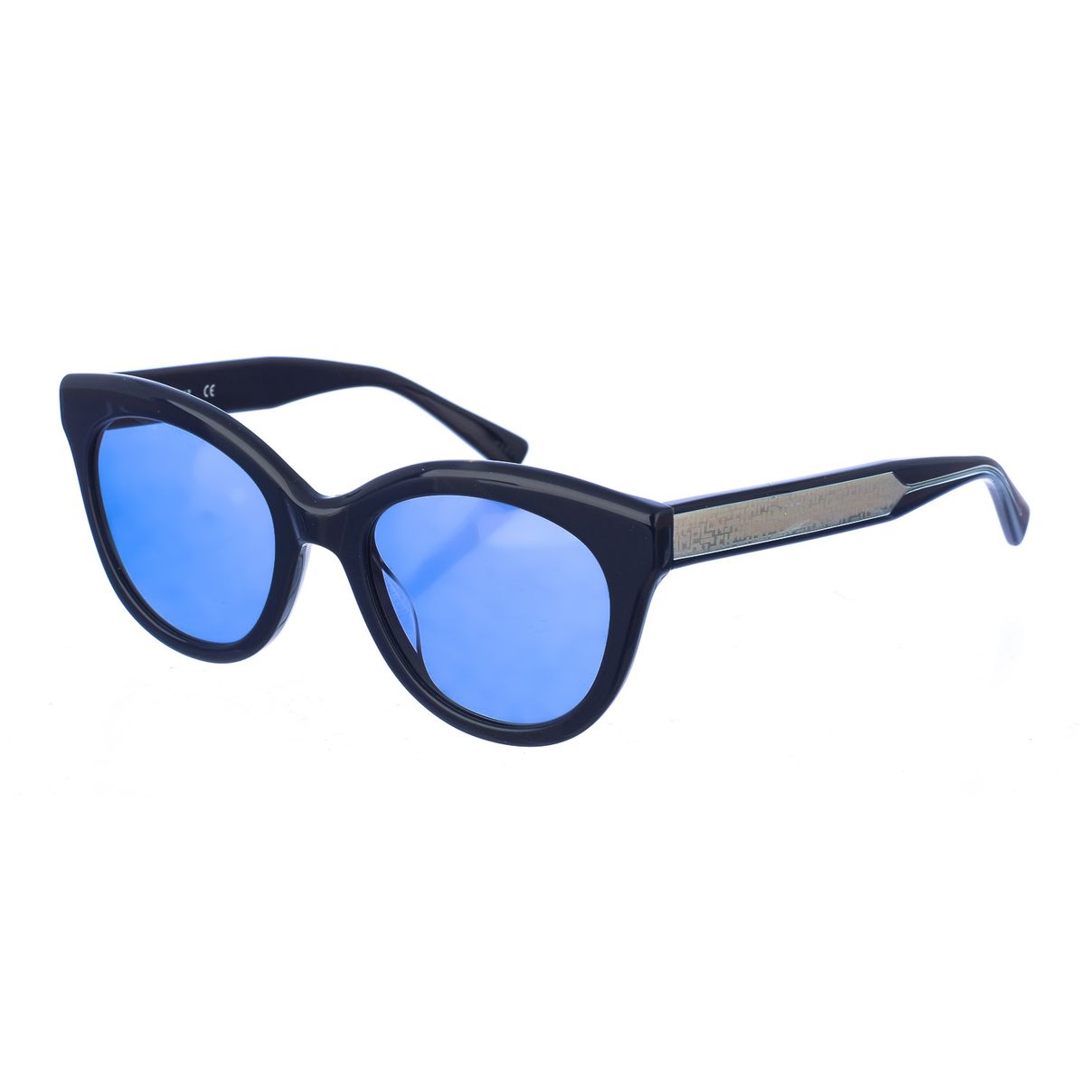 Oversize Ovale Acetat Sonnenbrille