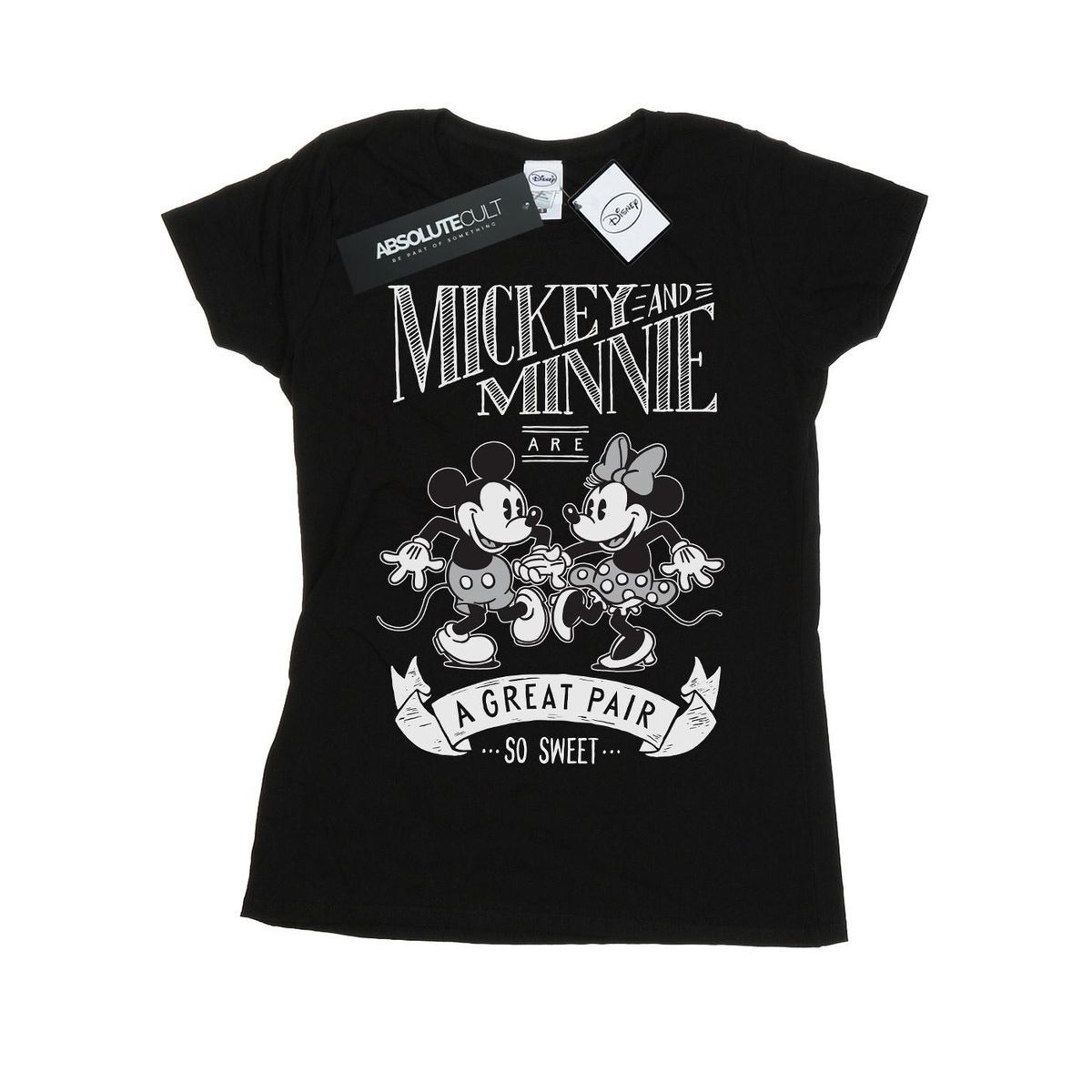 Grafik-T-Shirt mit Mickey und Minnie