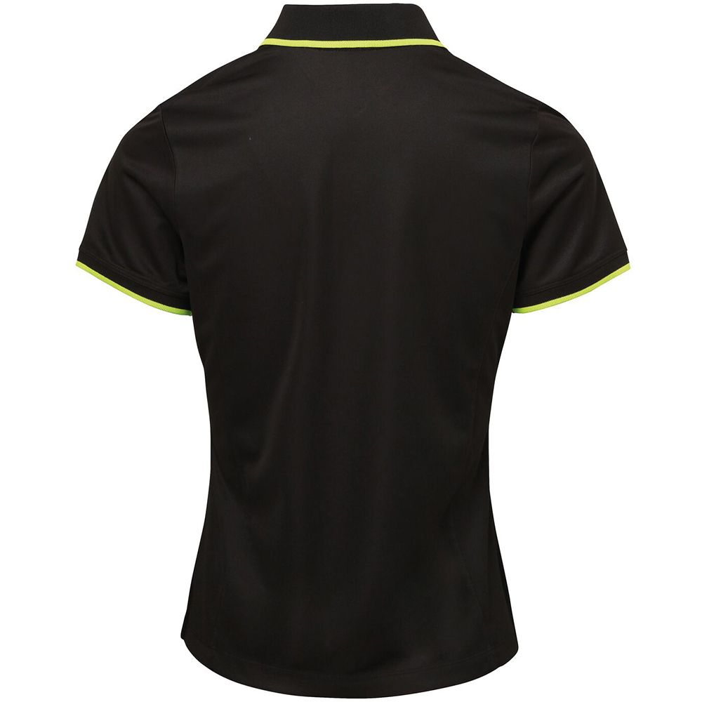 Funktions-Poloshirt mit Kontrastbesatz