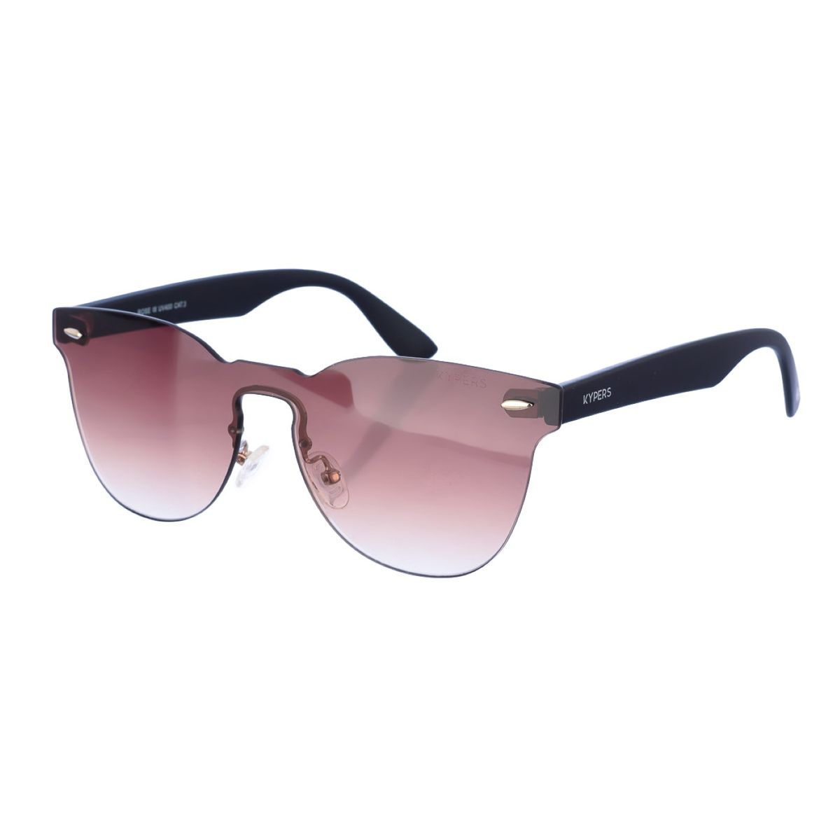 Minimalistische ovale Sonnenbrille im Randlos-Stil